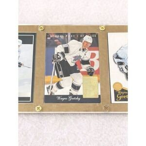 Wayne Gretzky Card Lot Display Case 3 Cards LA Kings NHL Hockey Vintage